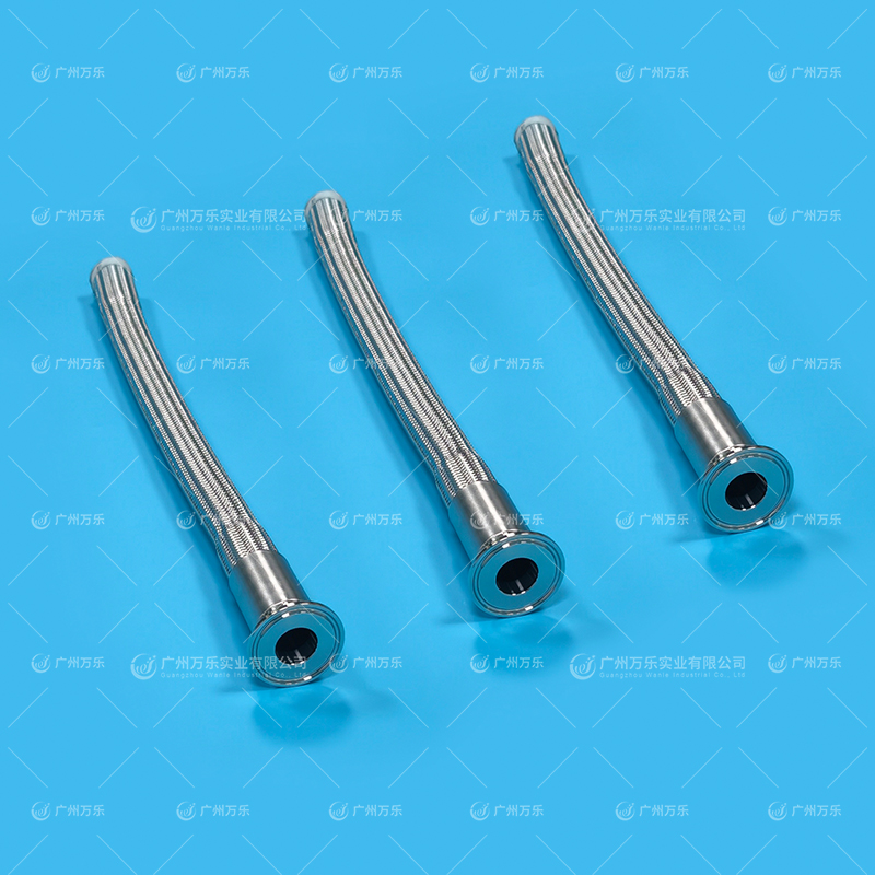 SS Braided Corrugated Teflon Hose 不锈钢编织波纹特氟龙管 F-0042